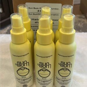 6 bottles of sun bum hair lightener new